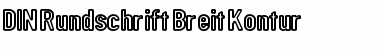 DIN Rundschrift BreitKont Font