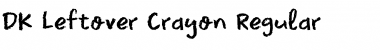 DK Leftover Crayon Regular Font