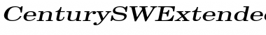 CenturySWExtended Italic Font