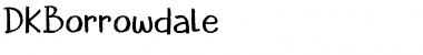 DK Borrowdale Regular Font