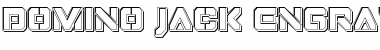 Domino Jack Engraved Regular Font