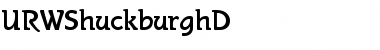 URWShuckburghD Regular Font