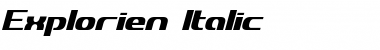 Explorien Italic Font