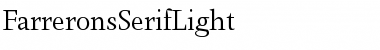 Download Farrerons Serif Light Font Download Farrerons Serif Light Font