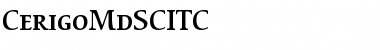 CerigoMdSCITC Font