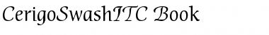 CerigoSwashITC Font