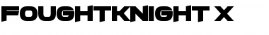 Download FoughtKnight X Font Download FoughtKnight X Font
