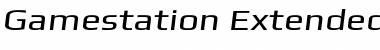 Gamestation Extended Italic Font