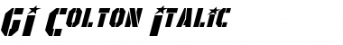GI Colton Italic Font