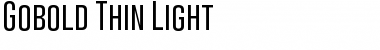 Gobold Thin Light Regular Gobold Thin Light Regular