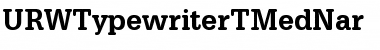 URWTypewriterTMedNar&nbsp;Regular