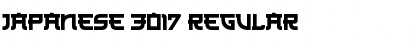 Japanese 3017 Regular Japanese 3017 Regular