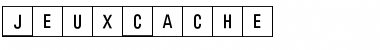 JeuxCache Regular Font