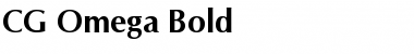 CG Omega Bold Font