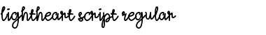 Download Lightheart Script Regular Font Download Lightheart Script Regular Font