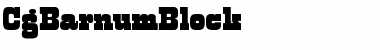 CgBarnumBlock Medium Font