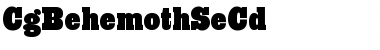 CgBehemothSeCd Font