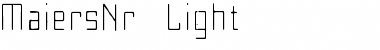 MaiersNr8 Light Font