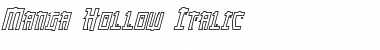 Manga Hollow Font