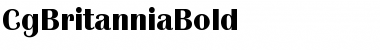 Download CgBritanniaBold Font Download CgBritanniaBold Font