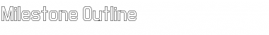 Download Milestone Outline Font