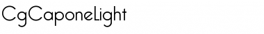 CgCaponeLight Font