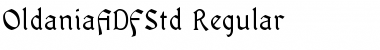 Oldania ADF Std Regular Font