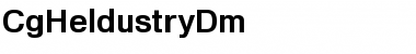 CgHeldustryDm Regular Font