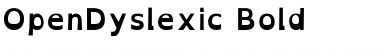 OpenDyslexic Bold Font