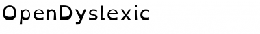 OpenDyslexic Font