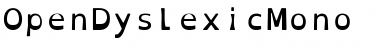 OpenDyslexicMono Regular Font