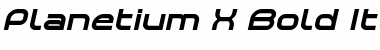 Download Planetium-X Bold Italic Demo Font Download Planetium-X Bold Italic Demo Font