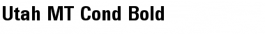Download Utah MT Cond Bold Font