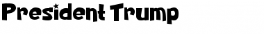 Download President Trump Font