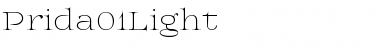Prida01 Light Font