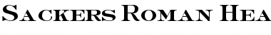Sackers Roman Heavy AT Regular Font