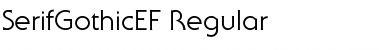 SerifGothicEF-Regular Regular Font