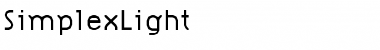SimplexLight Regular Font