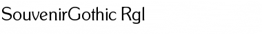 SouvenirGothic Regular Font