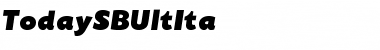 Download Today SB UltIta Font Download Today SB UltIta Font