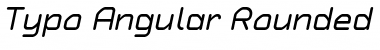 Typo Angular Rounded Demo Italic