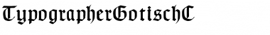TypographerGotisch C&nbsp;Regular