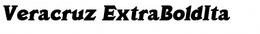 Veracruz-ExtraBoldIta Font Veracruz-ExtraBoldIta Font