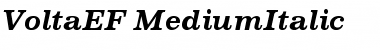 Download VoltaEF-MediumItalic Font