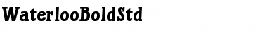 Download Waterloo Bold Std Font