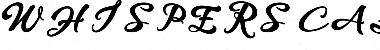 Download WHISPERS CALLIGRAPHY_DEMO_essential_BOLD Font