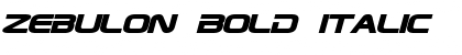 Zebulon Bold Italic