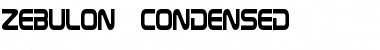 Zebulon Condensed Regular Font
