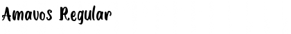 Amavos Font Amavos Font
