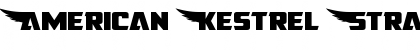 American Kestrel Straight Exp Font